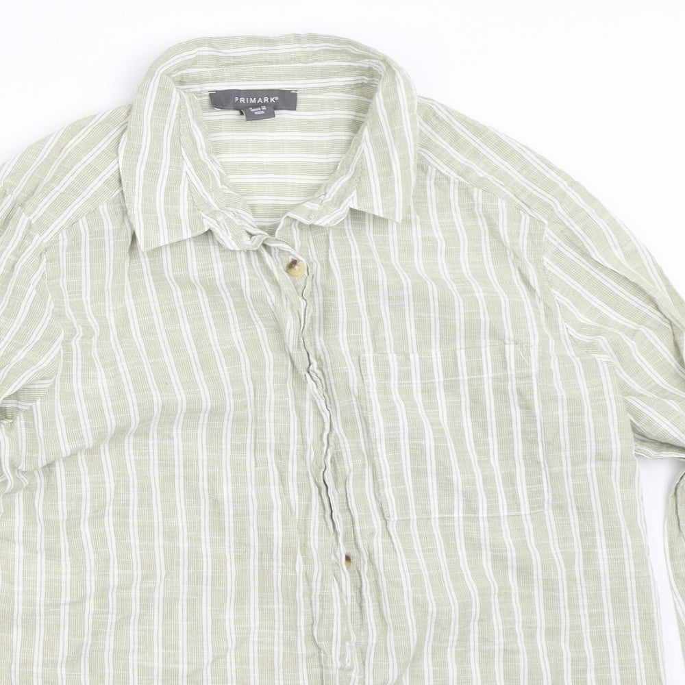 Primark Womens Green   Basic Button-Up Size 12