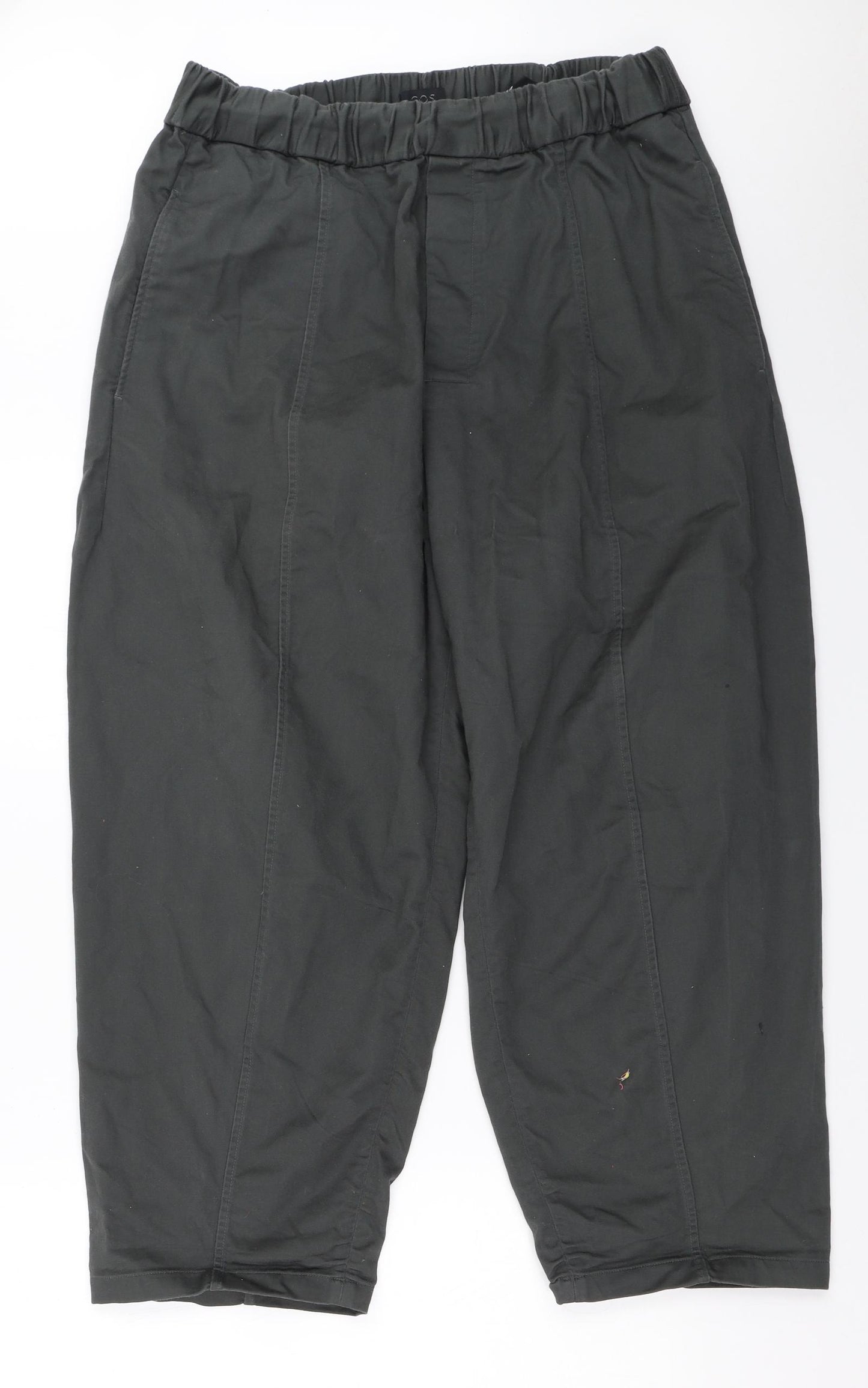 COS Womens Grey   Cropped Trousers Size M L23 in