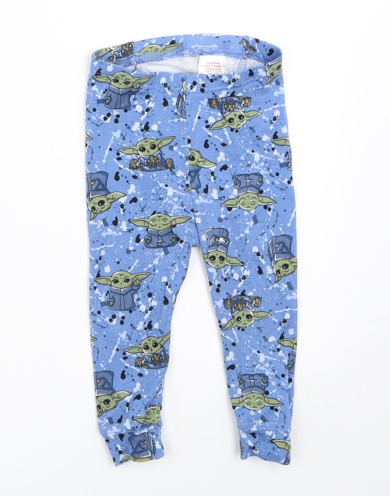 Gap Boys Blue Solid  Capri Pyjama Pants Size 12-18 Months  - star wars