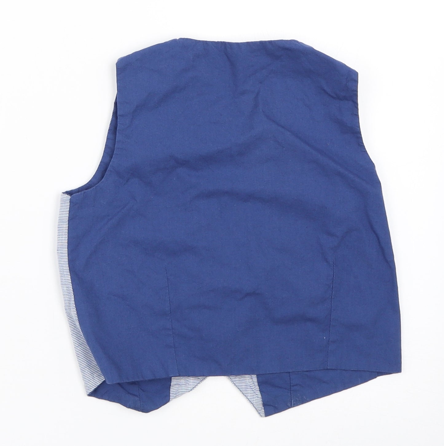 M&Co Boys Blue   Jacket Waistcoat Size 2-3 Years