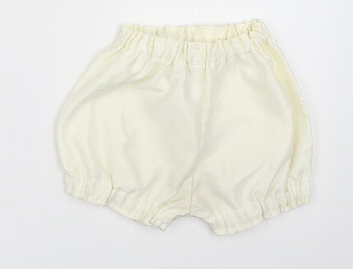 Preworn Baby Ivory   Cropped Trousers Size 12 Months