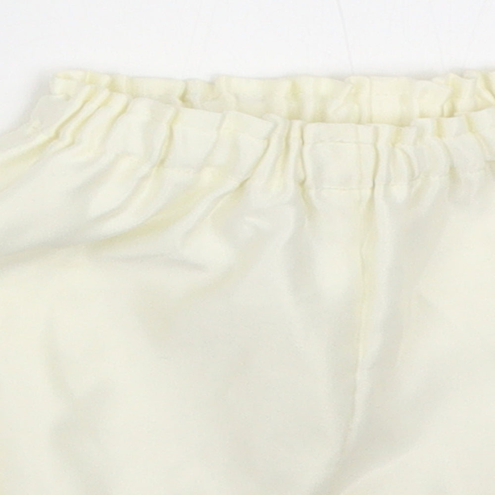 Preworn Baby Ivory   Cropped Trousers Size 12 Months