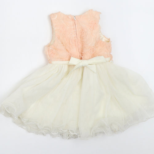 Cinderella Girls Ivory   Fit & Flare  Size 12 Months