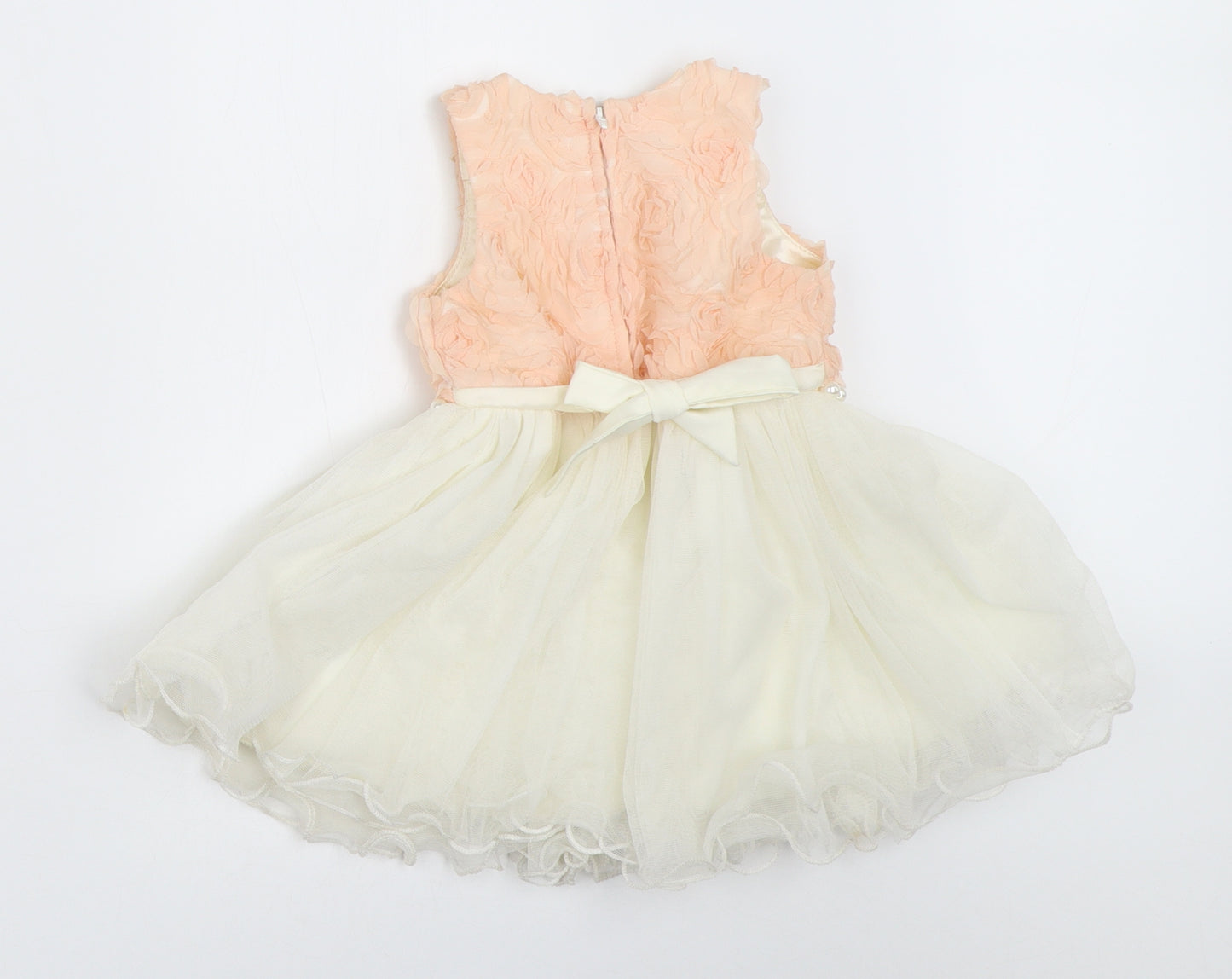 Cinderella Girls Ivory   Fit & Flare  Size 12 Months