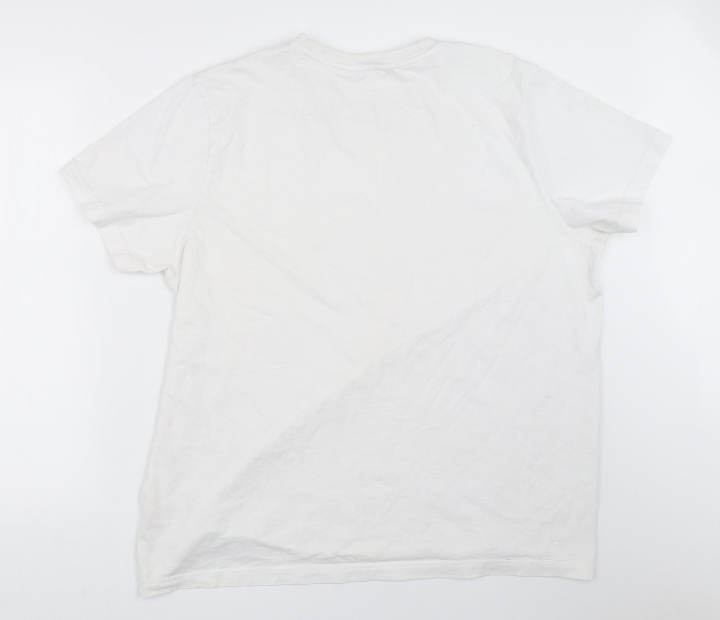 Very Mens White    T-Shirt Size 2XL