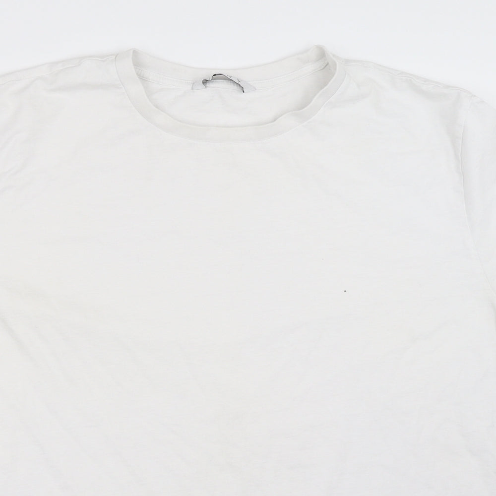Very Mens White    T-Shirt Size 2XL