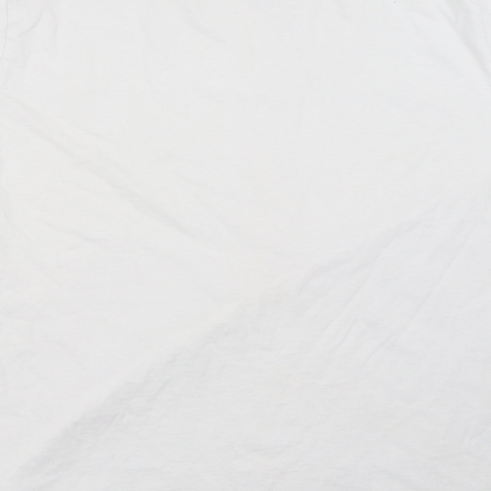 Very Mens White    T-Shirt Size 2XL