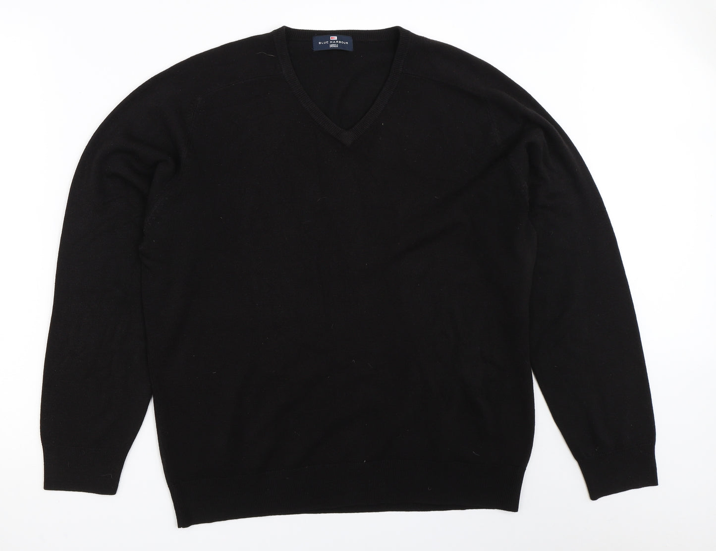 Marks and Spencer Mens Black   Pullover Jumper Size L