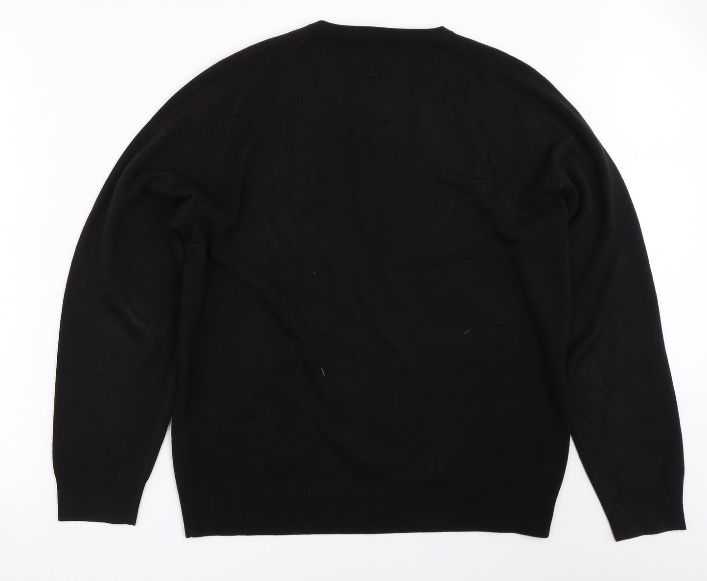 Marks and Spencer Mens Black   Pullover Jumper Size L