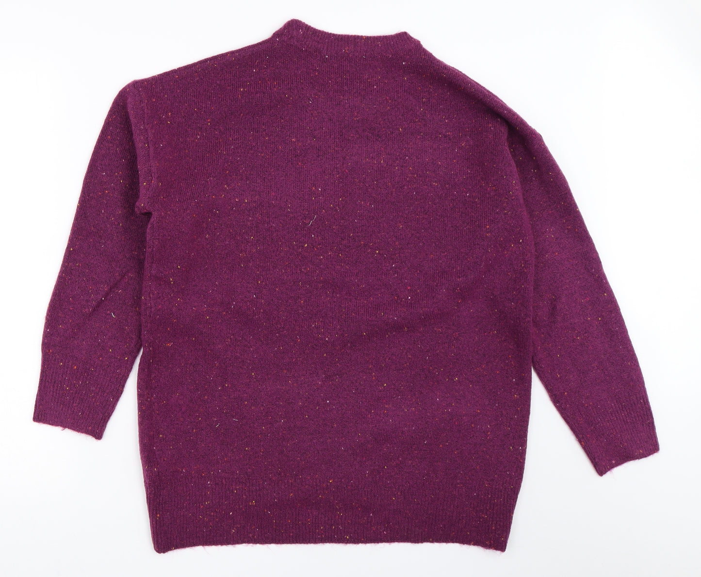 Nutmeg Womens Purple   Pullover Jumper Size 14