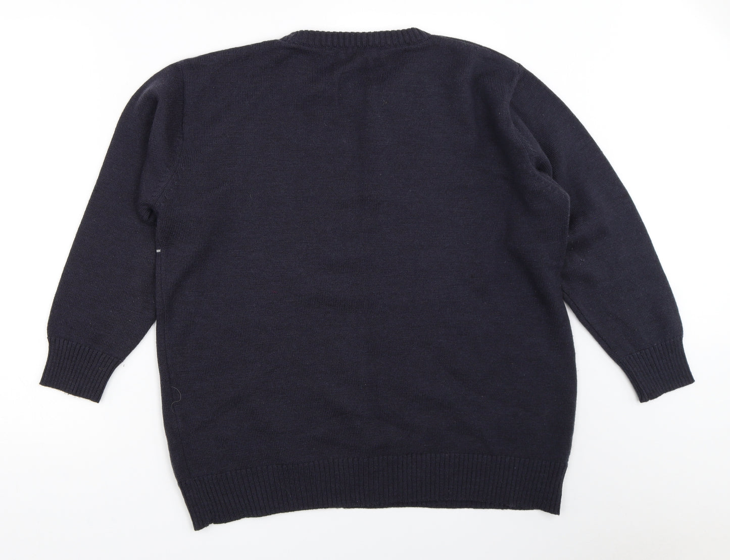 Double TWO Mens Blue   Pullover Jumper Size L
