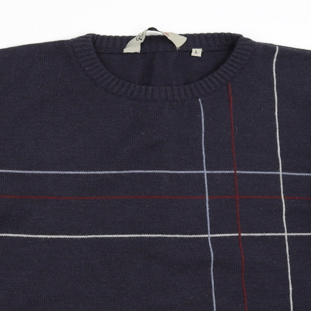 Double TWO Mens Blue   Pullover Jumper Size L
