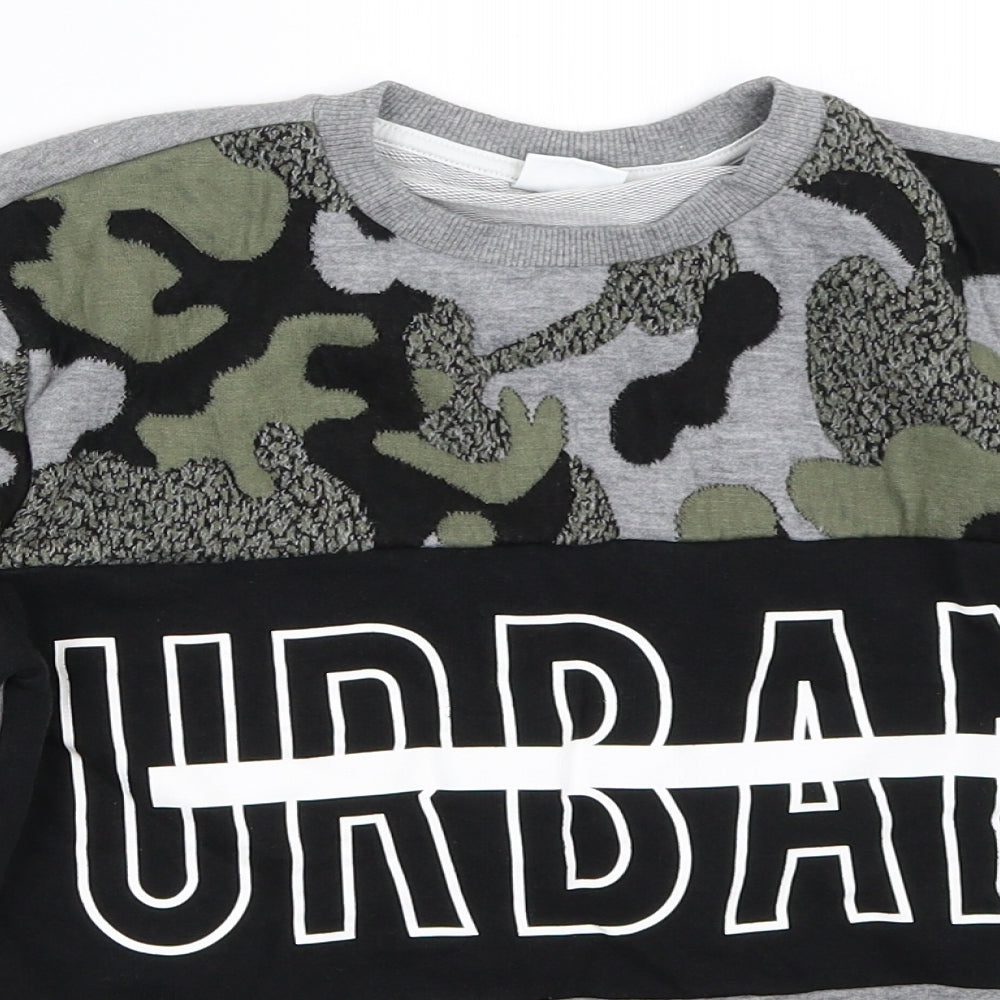 F&F Boys Grey   Pullover Sweatshirt Size 8-9 Years