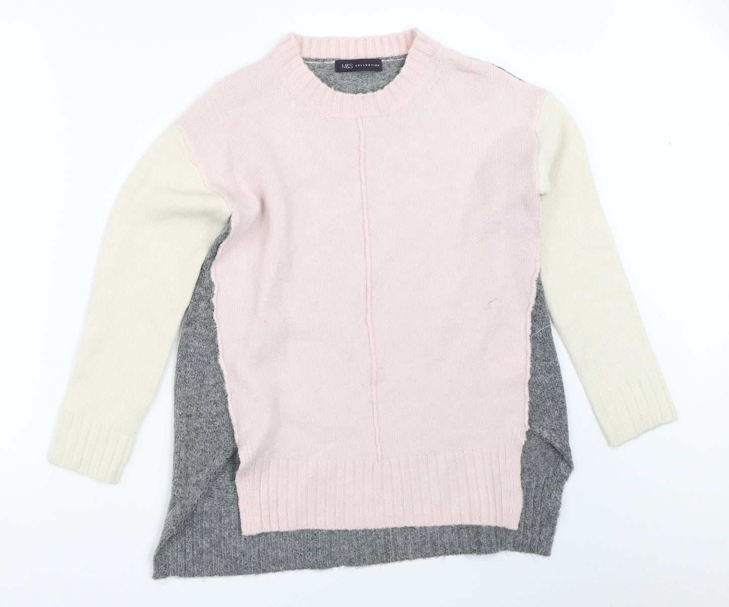 Marks and Spencer Womens Grey   Pullover Jumper Size S