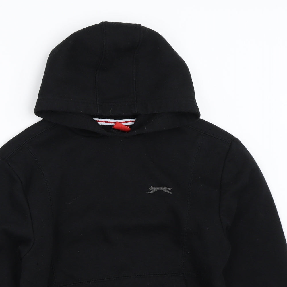 Slazenger Boys Black   Pullover Hoodie Size 7-8 Years