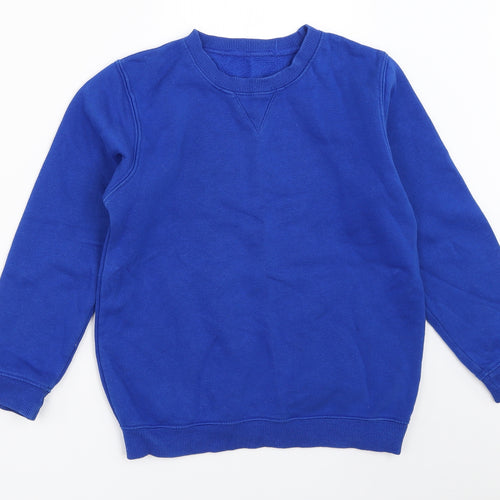 Matalan Boys Blue   Pullover Sweatshirt Size 8 Years  - school