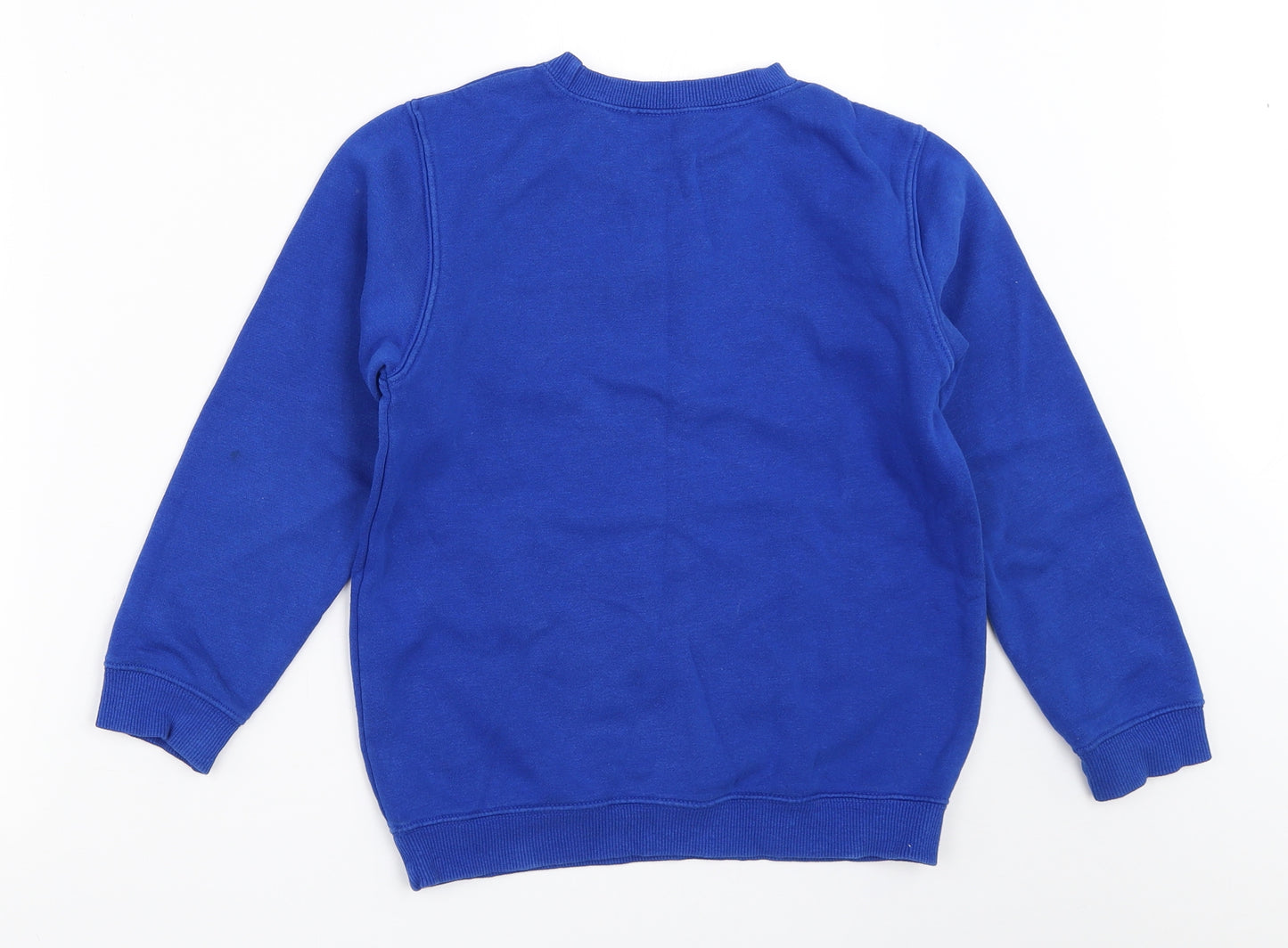 Matalan Boys Blue   Pullover Sweatshirt Size 8 Years  - school