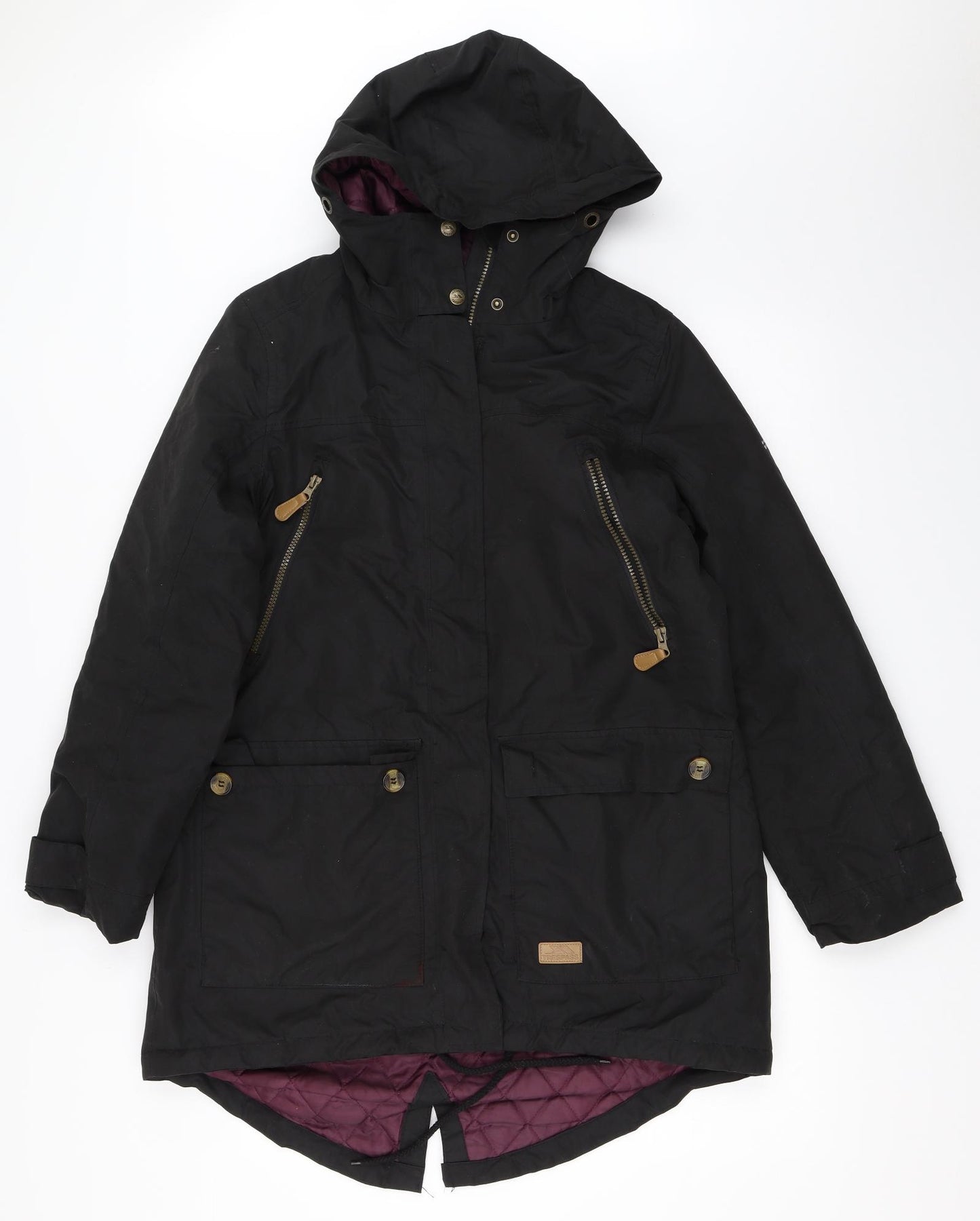 Trespass Womens Black   3-in-1 Jacket Coat Size 14