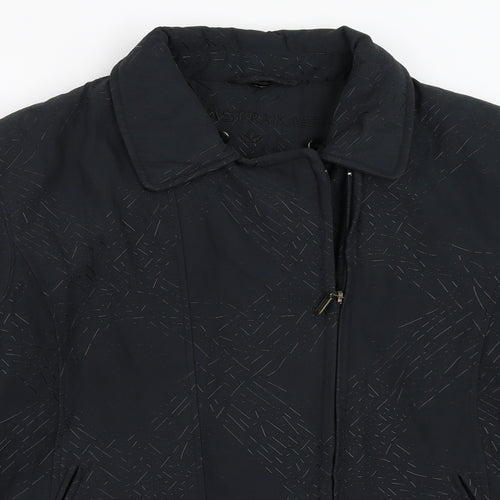 Eastrakae Womens Black   Overcoat Coat Size S