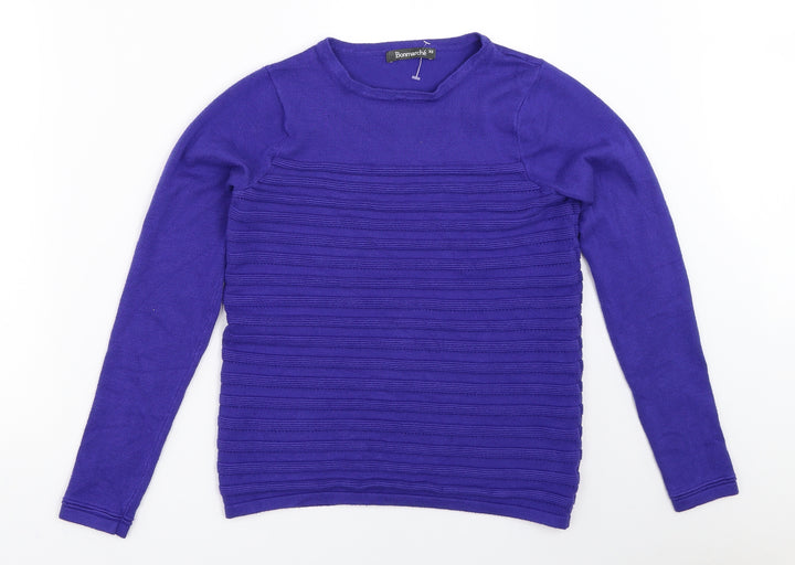 Bonmarché Womens Blue Pullover Jumper Size XS