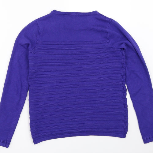Bonmarché Womens Blue   Pullover Jumper Size XS