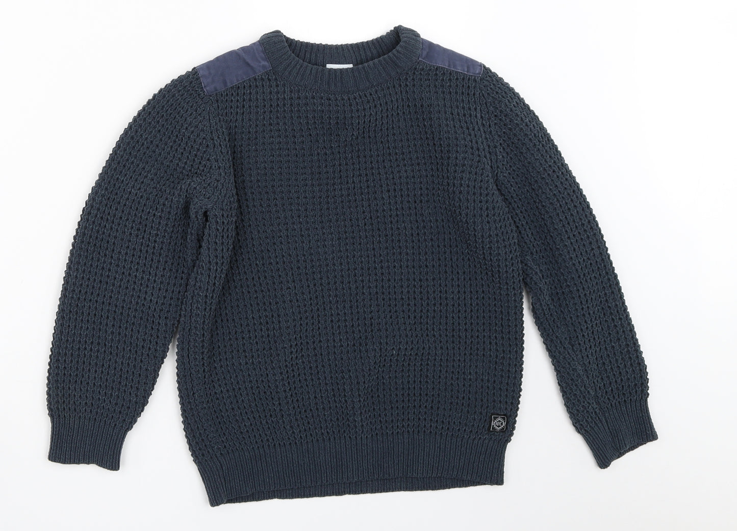 F&F Boys Blue   Pullover Jumper Size 8-9 Years