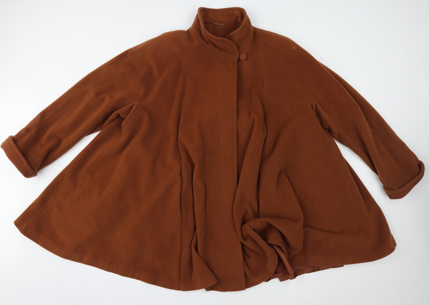 Wool Womens Brown   Overcoat Coat Size 12