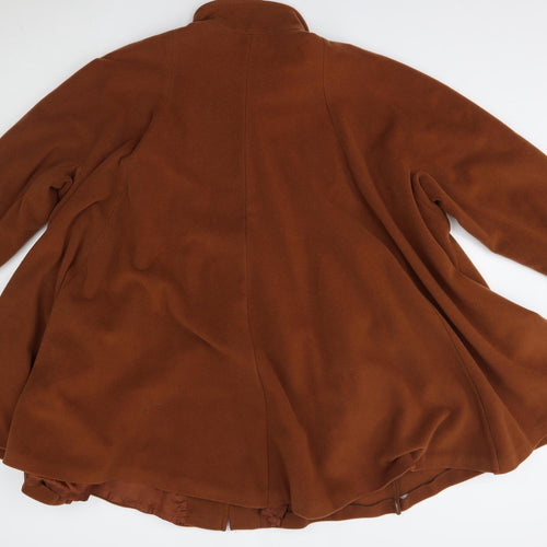 Wool Womens Brown   Overcoat Coat Size 12