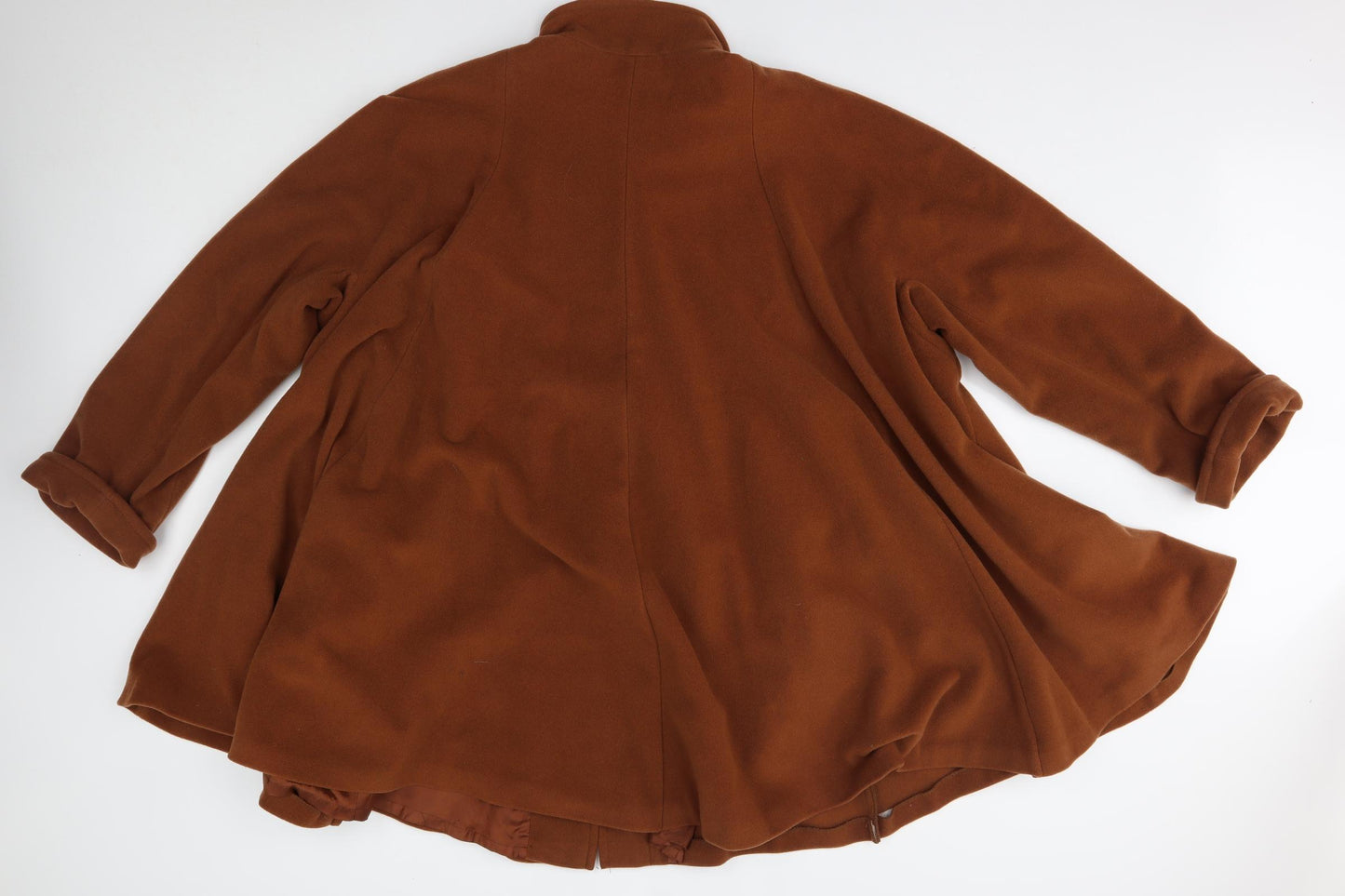 Wool Womens Brown   Overcoat Coat Size 12