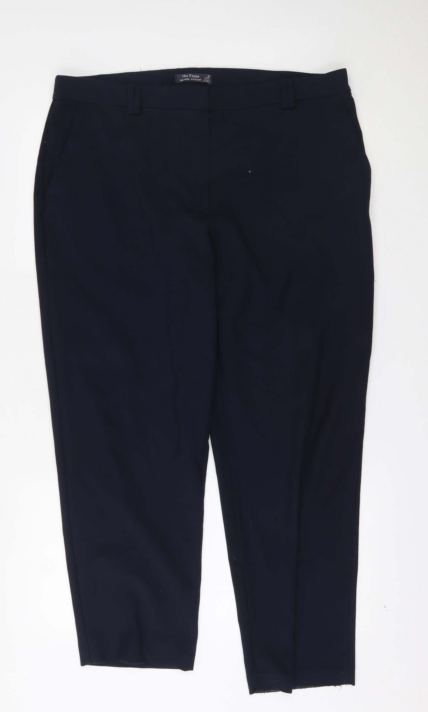 M&S Womens Blue   Trousers  Size 16 L25 in