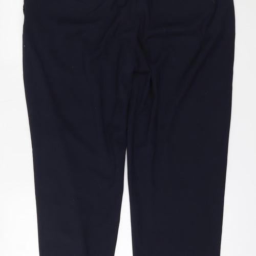M&S Womens Blue   Trousers  Size 16 L25 in