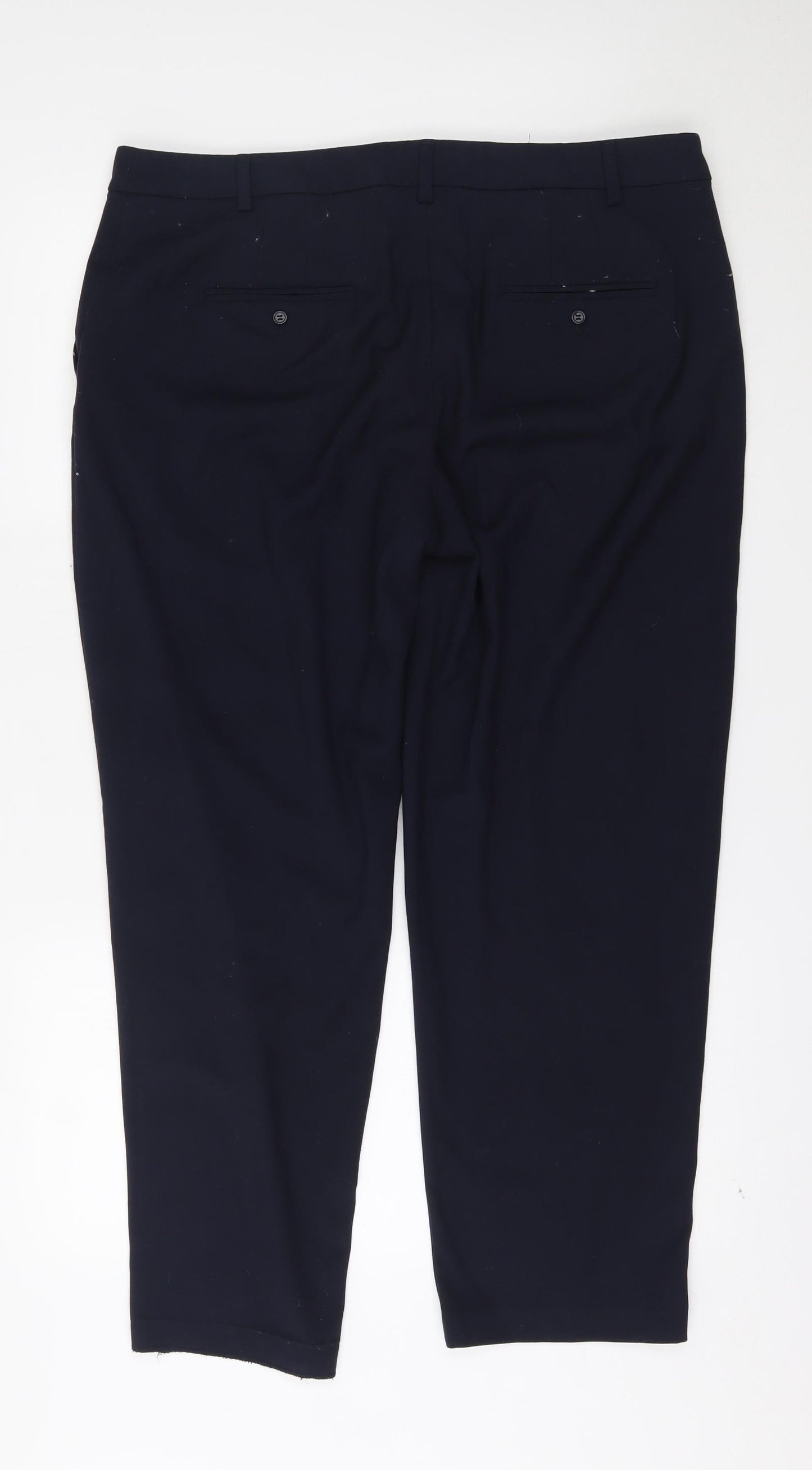 M&S Womens Blue   Trousers  Size 16 L25 in