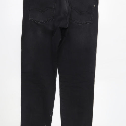 Replay Mens Black   Straight Jeans Size 36 L32 in