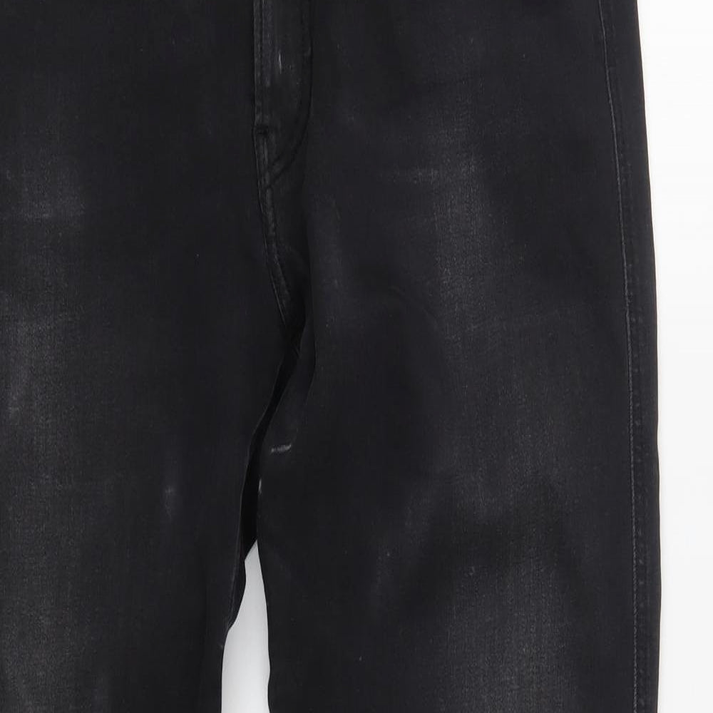 Replay Mens Black   Straight Jeans Size 36 L32 in