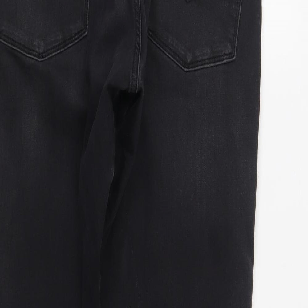 Replay Mens Black   Straight Jeans Size 36 L32 in