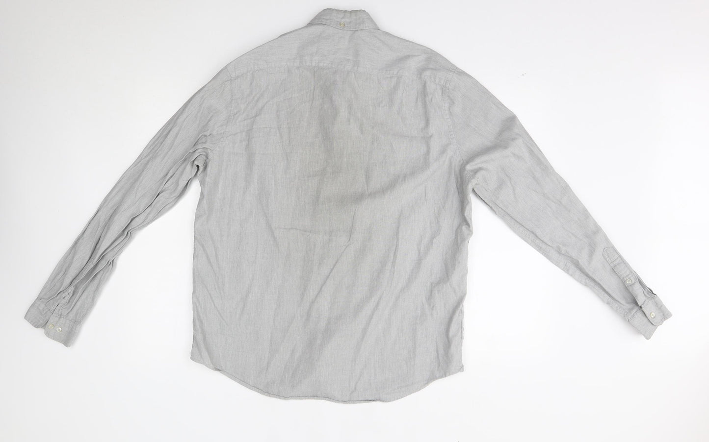 NEXT Mens Grey    Button-Up Size L