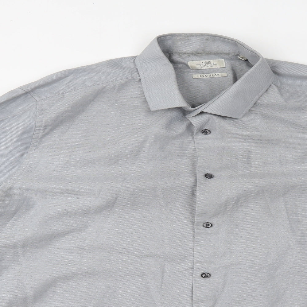 NEXT Mens Grey    Dress Shirt Size 17
