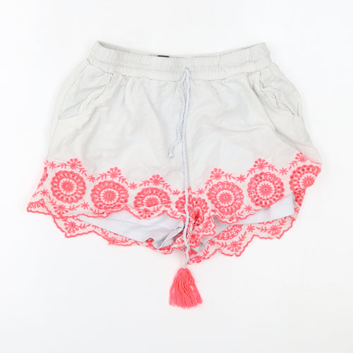Primark Girls Grey   Sweat Shorts Size 6 Years -