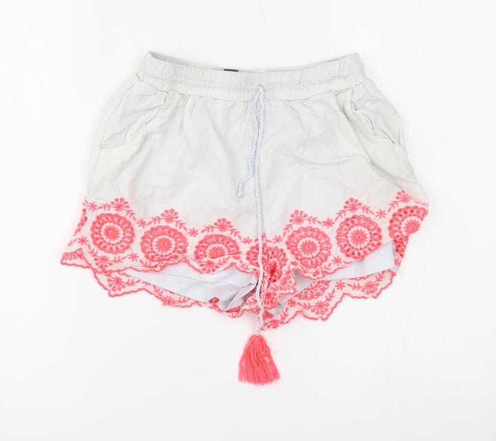 Primark Girls Grey   Sweat Shorts Size 6 Years -