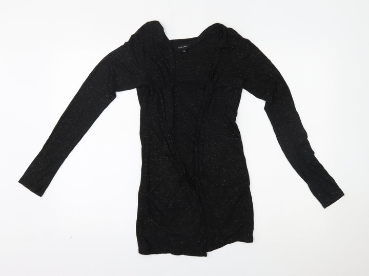 New Look Womens Black Wrap Jumper Size 10