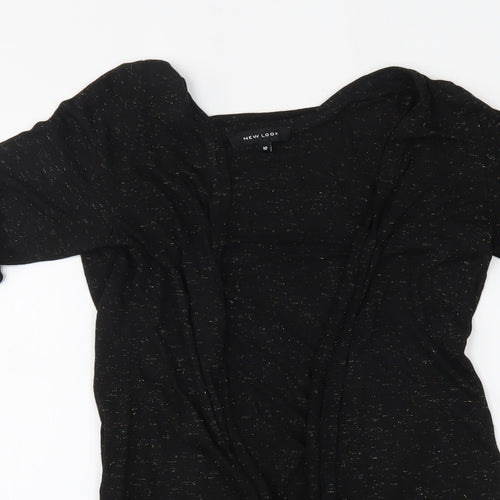 New Look Womens Black   Wrap Jumper Size 10