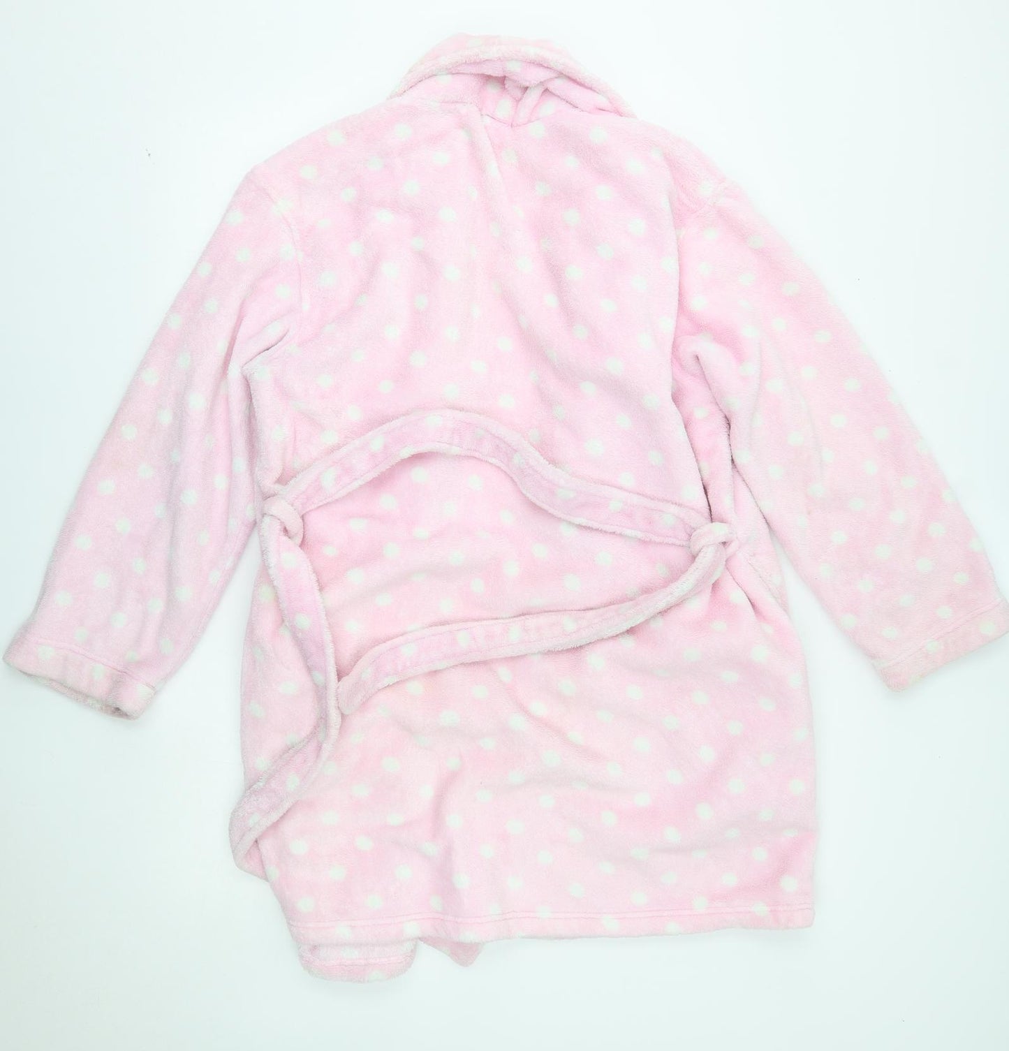 New Look Womens Pink Polka Dot   Robe Size L