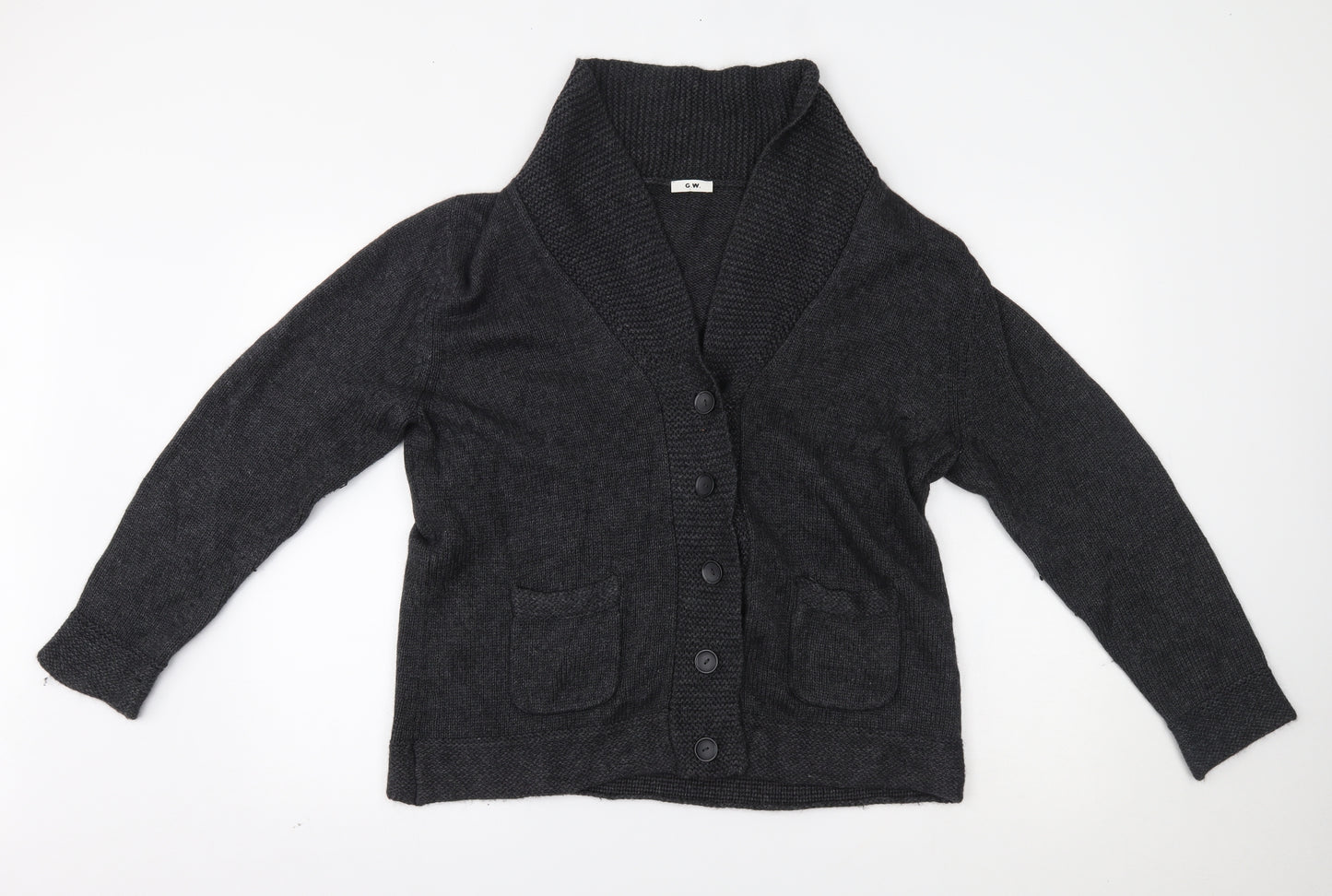 G.W Womens Grey   Cardigan Jumper Size 20