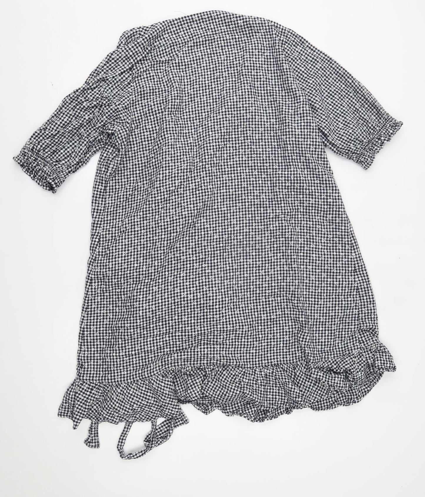 NEXT Womens Grey Plaid  Cardigan Jumper Size 18