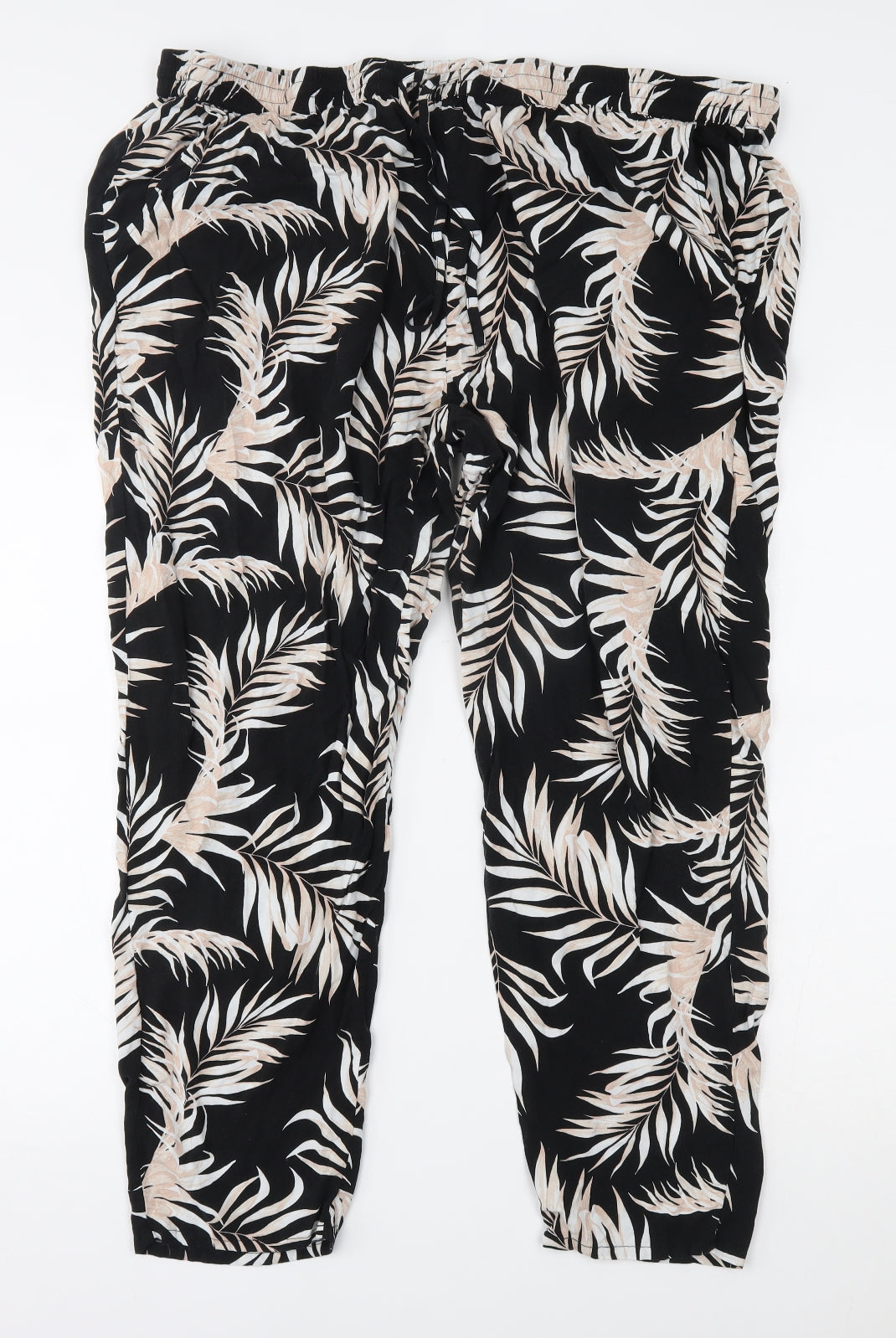 Bellecurve Womens Black Floral   Pyjama Pants Size 20