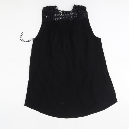George Womens Black   Basic Blouse Size 8