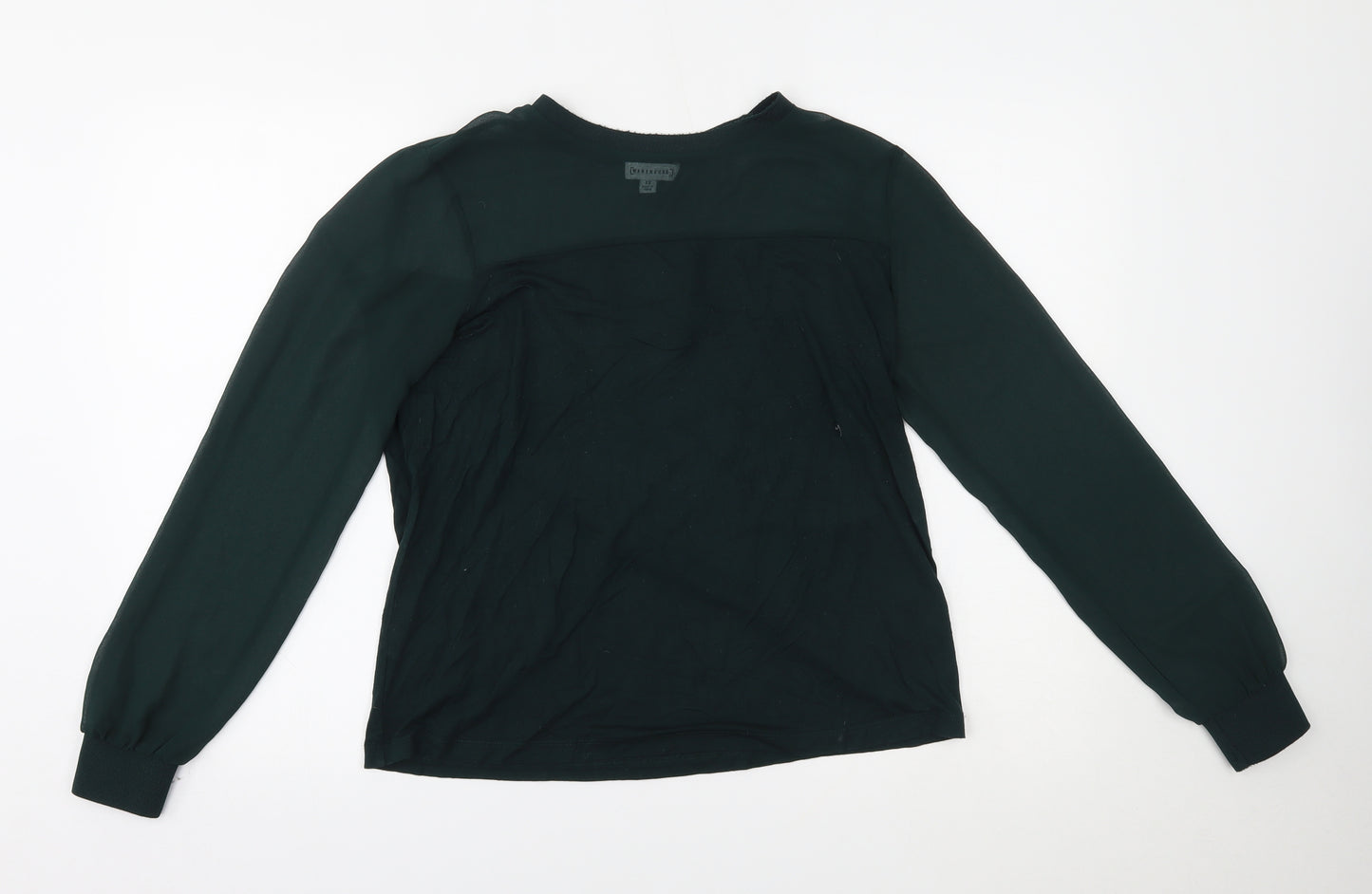 Warehouse Womens Green   Basic Blouse Size 12