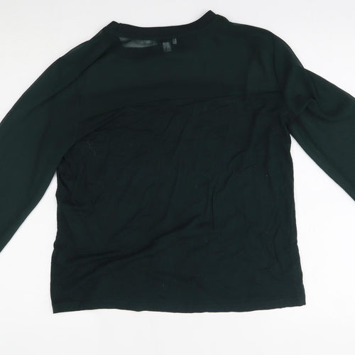 Warehouse Womens Green   Basic Blouse Size 12