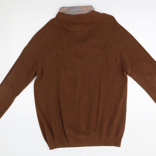 NEXT Mens Brown   Pullover Jumper Size XL