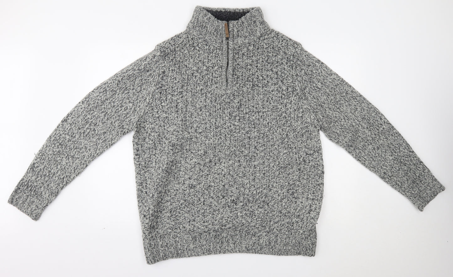 George Mens Grey   Pullover Jumper Size L